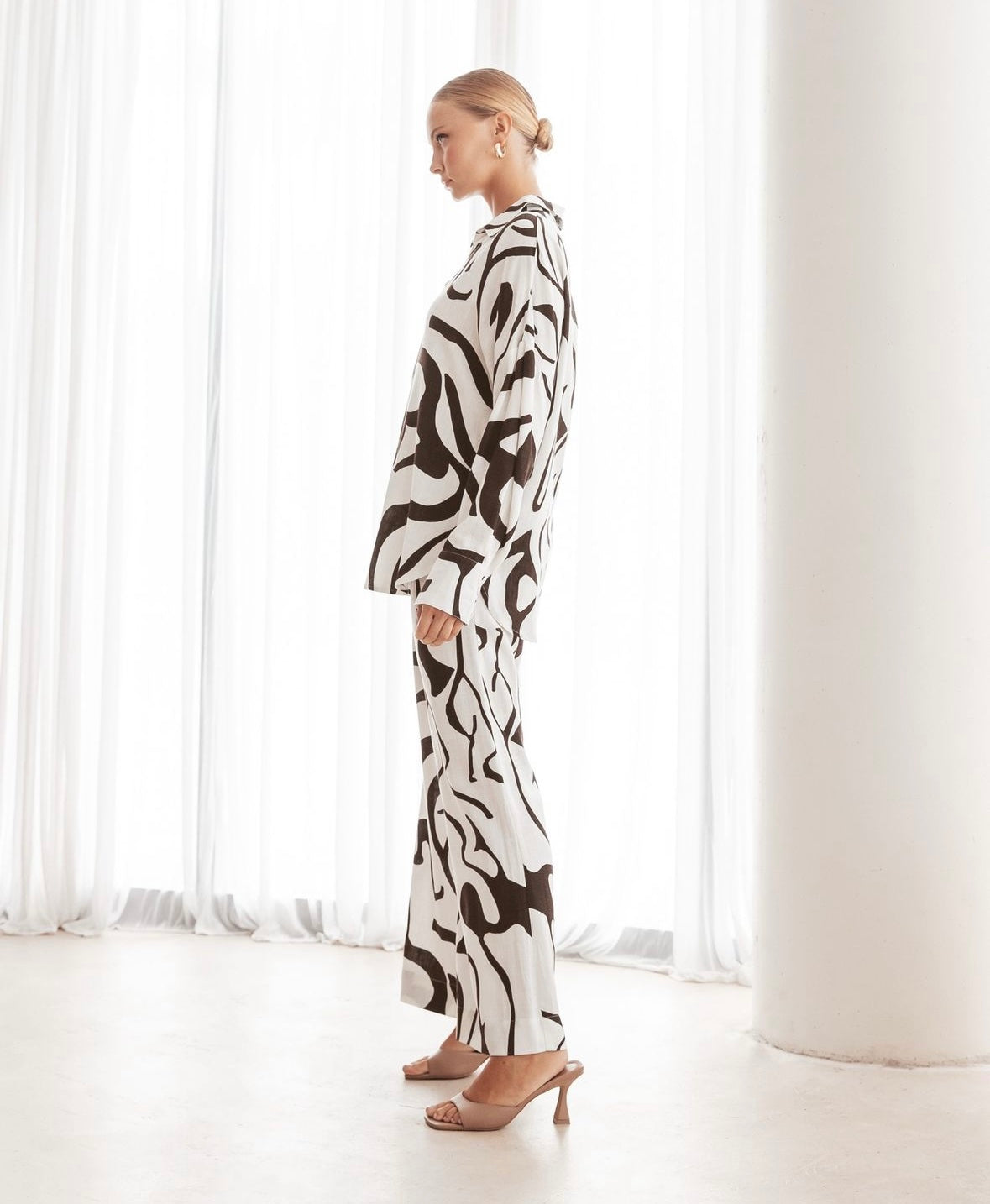 Elise Linen Long Pant