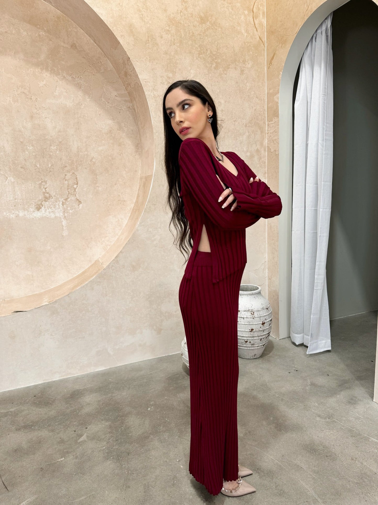 Rosa Knit Maxi Skirt