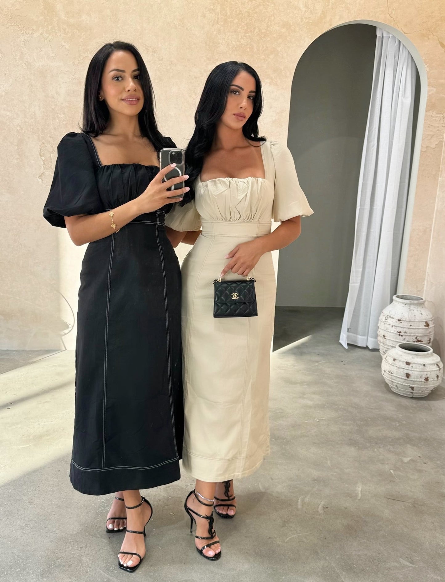 Viola Butter Maxi Dress