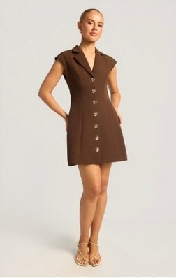 Chestnut chic dress