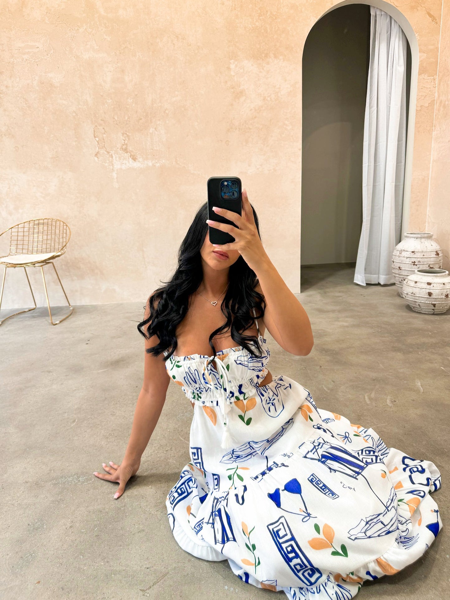 Capri White Maxi Dress