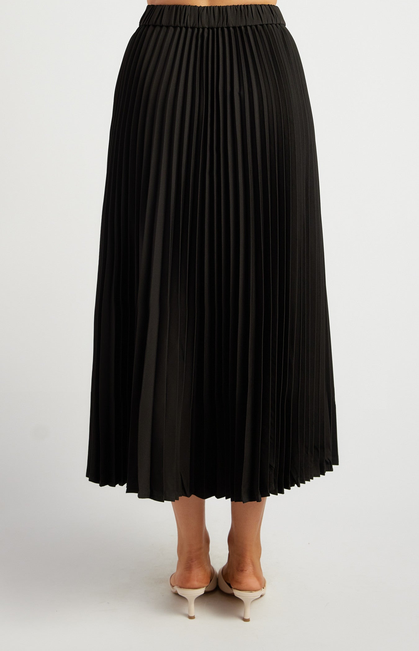 Black Pleated Skirt