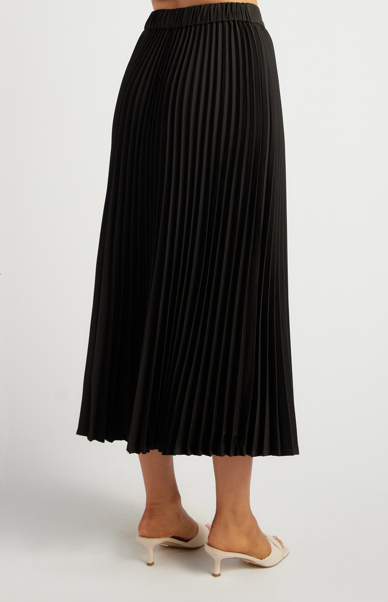 Black Pleated Skirt