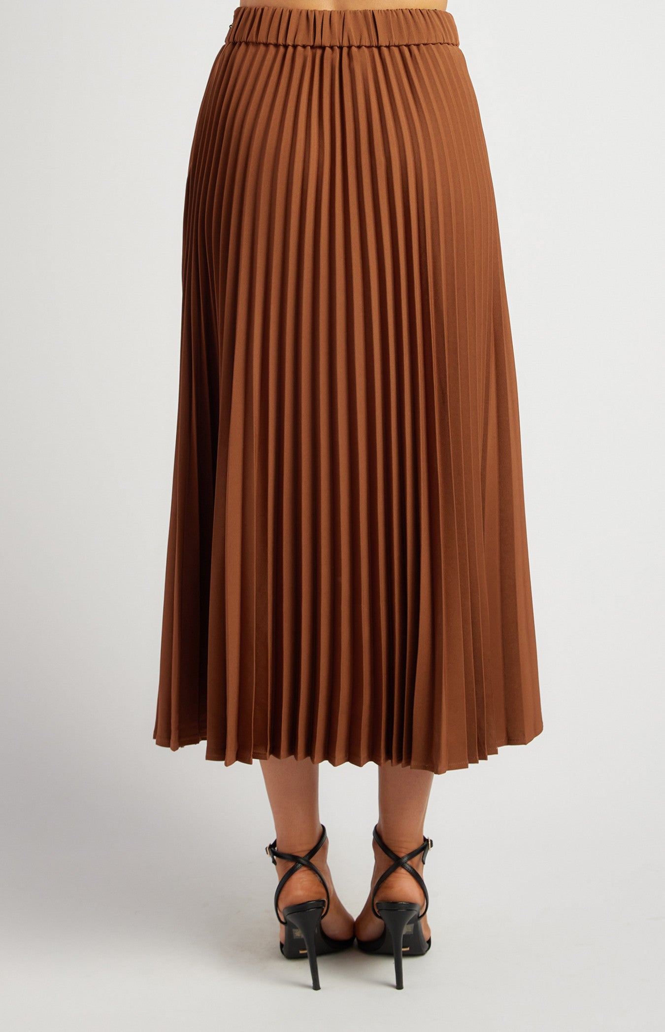 Nutmeg Pleated Skirt
