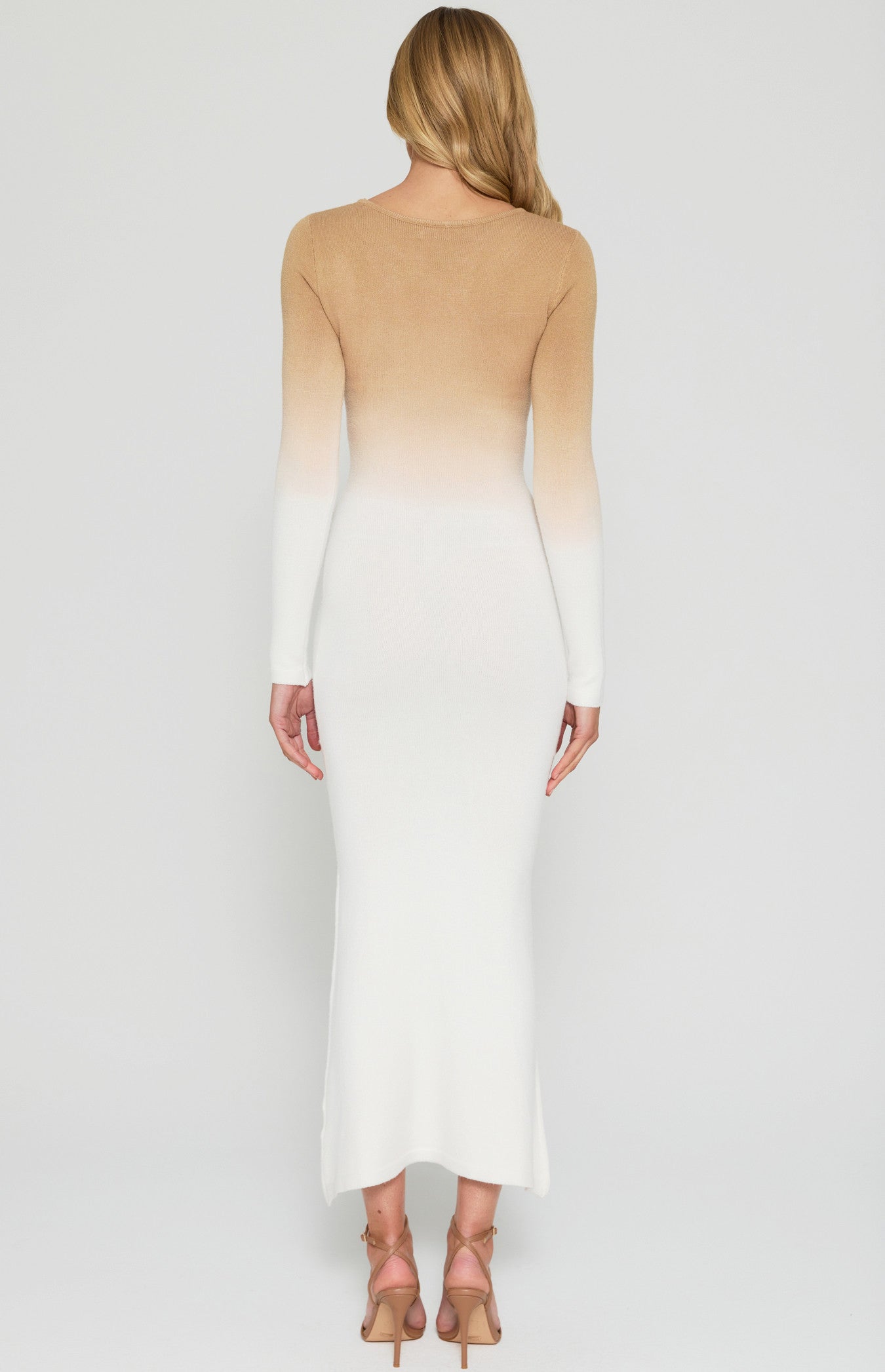 Ombre Knit Maxi Dress