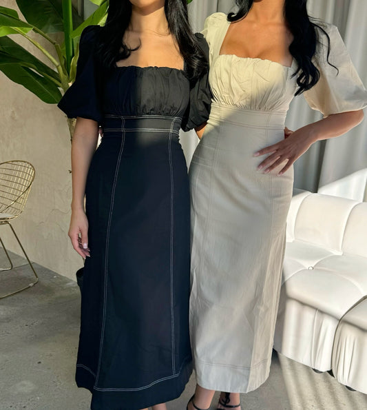 Viola Butter Maxi Dress