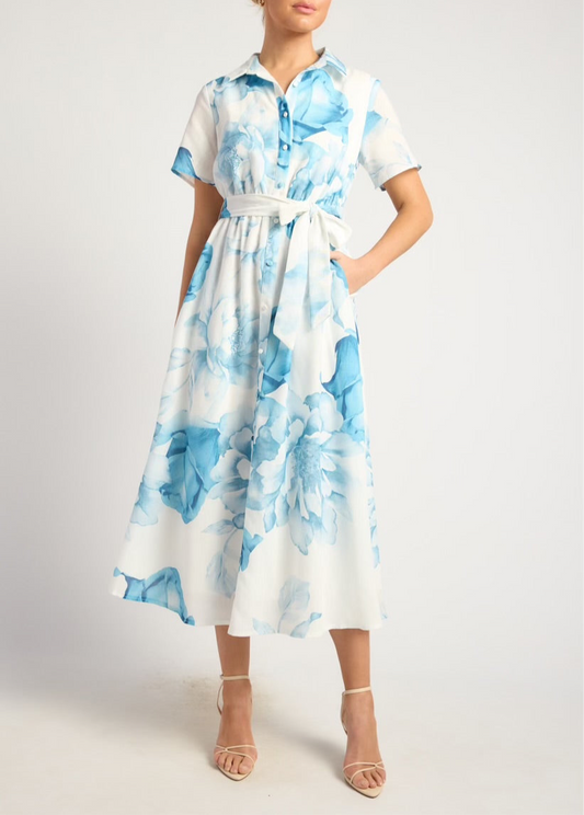 Sea breeze floral maxi