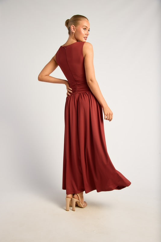Valencia gown desert rose