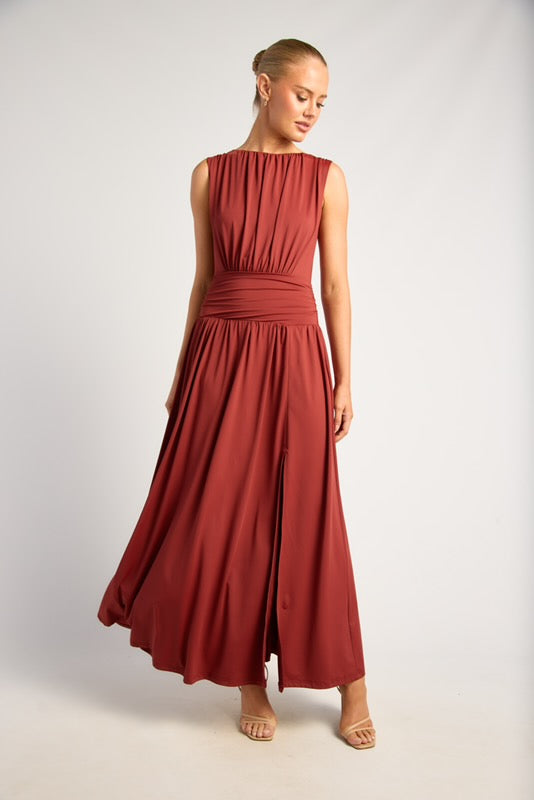 Valencia gown desert rose