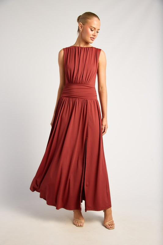 Valencia gown desert rose