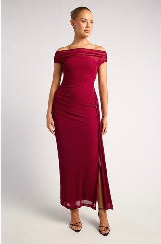 Rouge amour midi dress