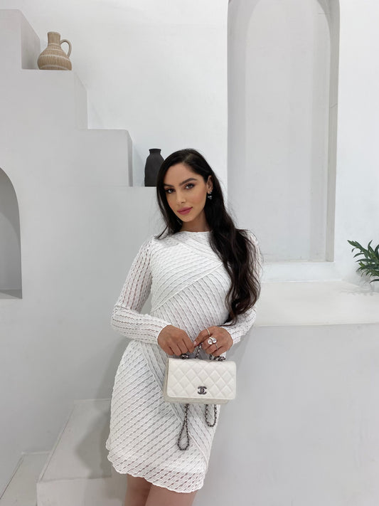 Lucia White Mini Dress