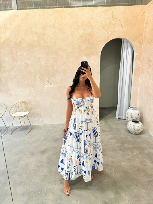 Capri White Maxi Dress