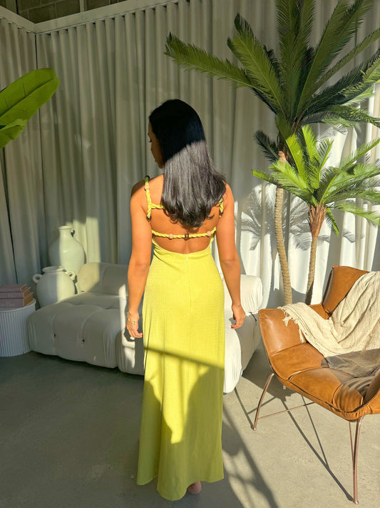 Leona Low Back Maxi Dress