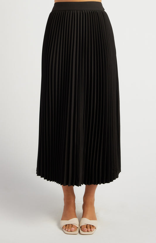 Black Pleated Skirt