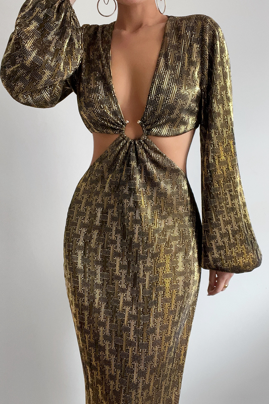 Medusa Gold Dress